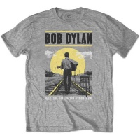 Bob Dylan Slow Train Menâ€™s Grey T-Shirt Photo
