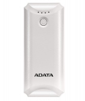 ADATA - P5000 5000mAh Powerbank with Flashlight - White Photo