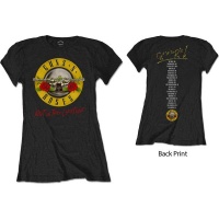 Guns Nâ€™ Roses Not In This Lifetime Tour Ladies Black T-Shirt Photo