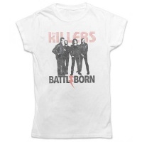 Killers Battle Born Womenâ€™s White T-Shirt Photo