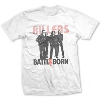 Killers Battle Born Menâ€™s White T-Shirt Photo