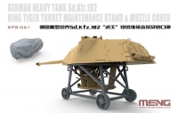 Meng Model - 1/35 - German Heavy Tank Sd.Kfz. 182 King Tiger Turret Maintenance Stand & Muzzle Cover Photo