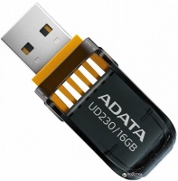 ADATA - UD230 USB 2.0 Flash Drive 16GB - Black Photo