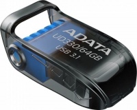 ADATA - UD330 USB 3.0 Flash Drive 64GB - Black Photo