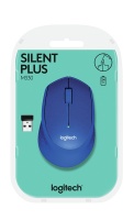 Logitech - M330 Silent Cordless Notebook Optical Mouse - Red Photo