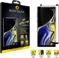 Body Glove 3D Ultra Full Glue Tempered Glass Screen Protector for Samsung Galaxy S9 - Clear and Black Photo