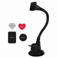 Macally 30 cm Long Car Suction Mount with Magnetic Apple iPhone Holder - Black Photo