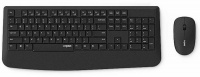 Rapoo X1900 Wireless Optical Mouse and Keyboard Combo - Black Photo