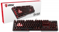 MSI Vigor GK60 Mechanical Gaming Keyboard - Black Photo