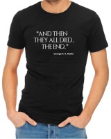 And Then They All Died Menâ€™s Black T-Shirt Photo