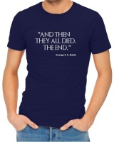 And Then They All Died Menâ€™s Navy T-Shirt Photo