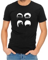 Big Bang Theory Cast Menâ€™s Black T-Shirt Photo