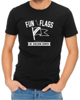 Fun With Flags Menâ€™s Black T-Shirt Photo