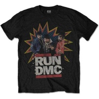 Run DMC Pow! Menâ€™s Black T-Shirt Photo