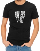 The CSS To My HTML Menâ€™s Black T-Shirt Photo