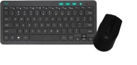 Rii - RKM709 Mouse and Keyboard Wireless Combo - Black Photo