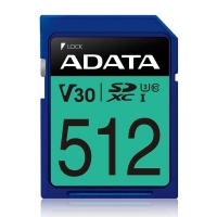 ADATA - Premier Pro V30S 512GB SDXC UHS-I U3 Class 10 Memory Card Photo