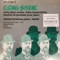 Music On Vinyl Erik Satie / De Leeuw Reinbert - Satie: Early Pianoworks Vol 3 Photo