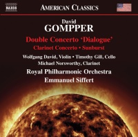 Naxos American Gompper / David / Royal Philharmonic Orchestra - Double Concerto Dialogue / Clarinet Concerto Photo