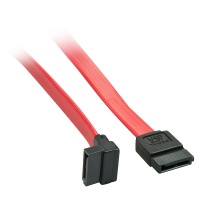 Lindy SATA cable 0.5 m Black & Red - SATA 7-pin Photo