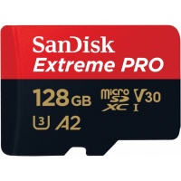 Sandisk 128GB Extreme Pro microSDXC Memory Card - Class 10 Photo