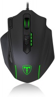 T Dagger T-Dagger Major 8000 DPI Gaming Mouse with RGB backlighting - Black/Green Photo