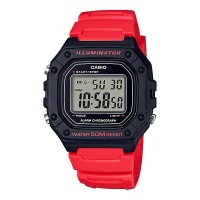 Casio Standard Collection Digital Wrist Watch - Black and Red Photo