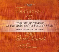 Coviello Classics Georg Telemann / Fritzsch Thomas - Telemann: 12 Fantaisies Pour La Basse De Violle Photo