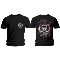 Motorhead British Warpig & Logo Menâ€™s Black T-Shirt Photo
