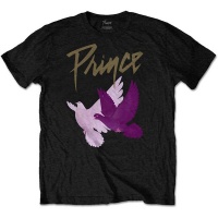 Prince Doves Menâ€™s Black T-Shirt Photo