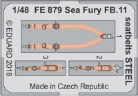 Eduard - Photoetch : 1/48 - Sea Fury FB.11 Seatbelts Steel Photo