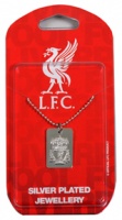 Liverpool - Silver Plated Dog Tag and Chain Photo
