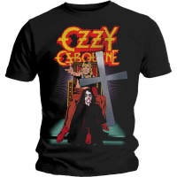 Ozzy Osbourne Speak of the Devil Vintage Menâ€™s Black T-Shirt Photo