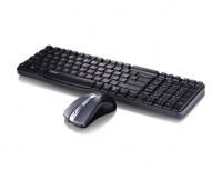 Rapoo Wireless Optical Mouse and Keyboard Combo - Black Photo