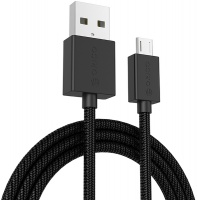 Orico - Micro USB Chargesync 1m Cable - Black Photo