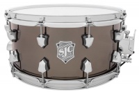SJC Drums Apollo 14x7 Inch Black Nickel Over Brass Snare Drum with Satin Hardware Photo