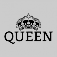 Queen Womenâ€™s Grey T-Shirt Photo