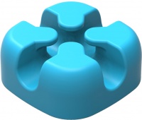 Orico - Desktop Cross Clip Cable - Blue Photo