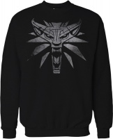 JNx The Witcher 3 - White Wolf - Men's Sweater - Black Photo