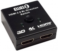 Ellies - HDMi Bi-Directional Splitter 1" 2 Out or 2in1 Out 4k Photo