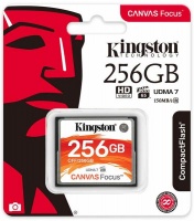 Kingston Technology - Canvas Focus 256GB Compact Flash Memory Card Photo