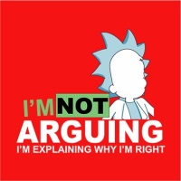 Not Arguing Womens T-Shirt Red Photo