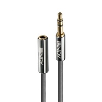 Lindy 3m 3.5mm Audio Extension Cable M-F - Chrome Photo