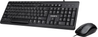Gigabyte KM6300 USB Keyboard and Mouse Combo - Black Photo