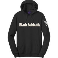 Black Sabbath Logo & Daemon Applique Men's Black Hoodie Photo