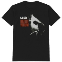 U2 Rattle & Hum Men's Black T-Shirt Photo