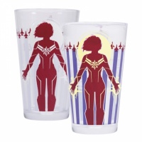 Captain Marvel - Protector of the Skies Cold Changing Glass Tumbler Photo