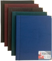 Flip File - Executive Leather Look Display Book - 50 Pocket Photo