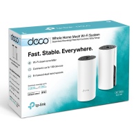 TP LINK TP-Link Deco M4 - 2 Pack - Ac1200 Whole-Home WiFi System 2x Gbe Ports 2x Internal Antennae Photo