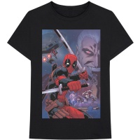 Marvel Deadpool Composite Menâ€™s Black T-Shirt Photo